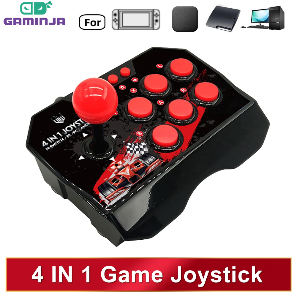 GAMINJA 4-in 1Game Joystick Wi - Arcade Game Jackpot ulasan dan harga