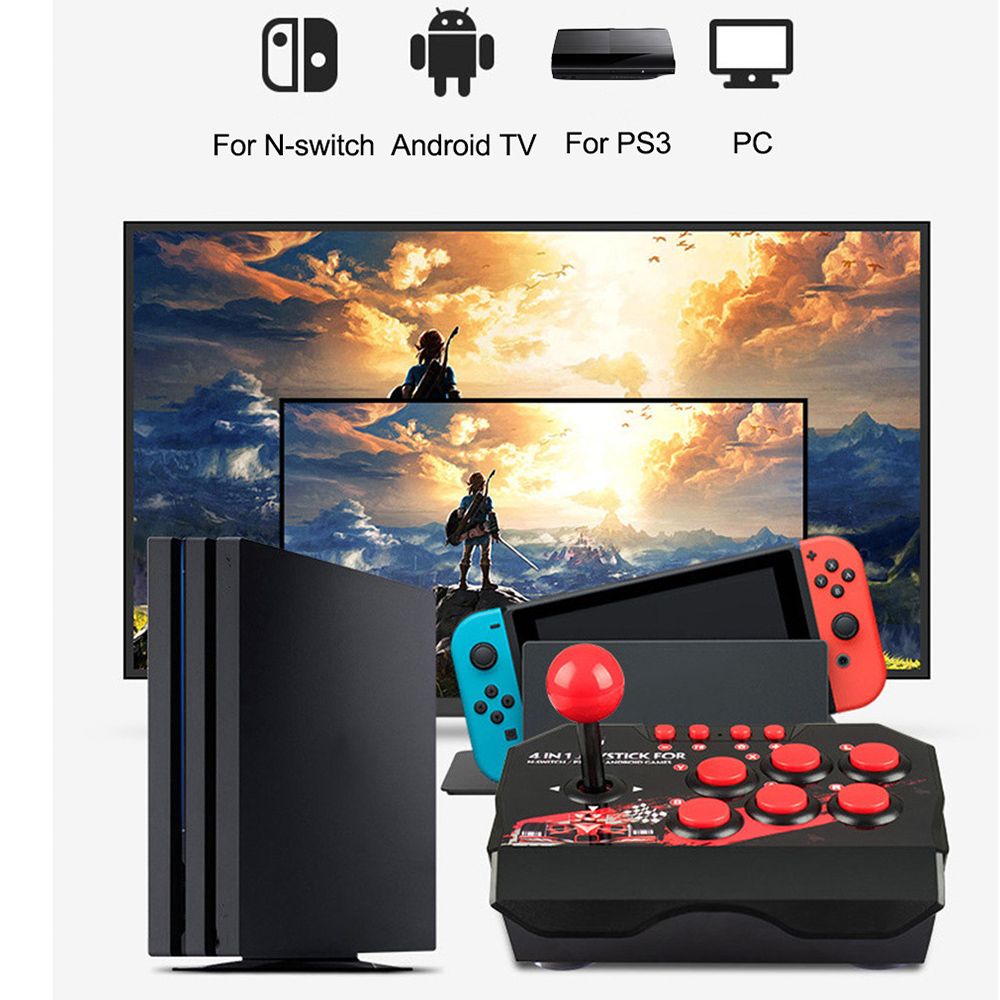 GAMINJA 4-in 1Game Joystick Wi - Arcade Game Jackpot ulasan dan harga